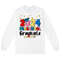 White 2024 preschool graduate Long Sleeve Tee - JahusDesignShop