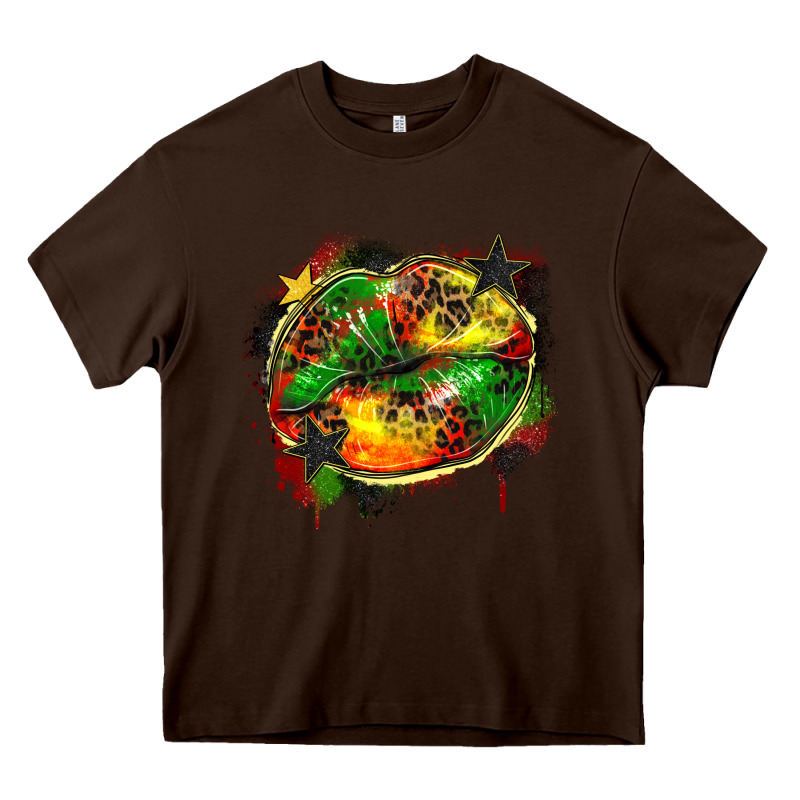 Juneteenth Lips Heavy Core Tee by Zillion Design Studio | Teevron