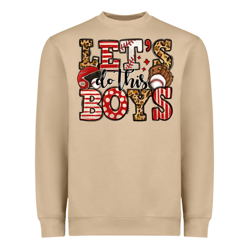 Let's Do This Boys Baseball Heavyweight Sweatshirt by Jasminsmagicworld | Teevron