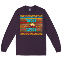 Plum tacos before vatos Long Sleeve Tee - BarkalooDesign