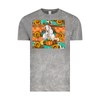 Cloud Rock Goat family fall pumpkins gemstone Vintage Tee - Artiststas