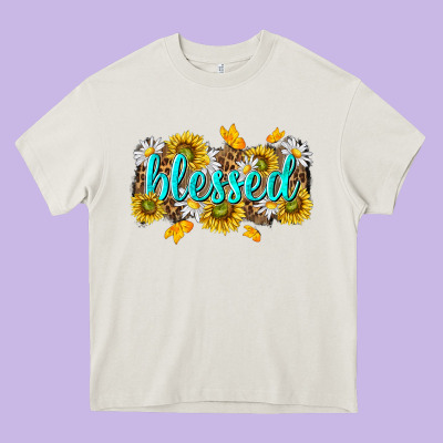 Blessed Tbw Heavy Core Tee Designed By Texasbilliewilder