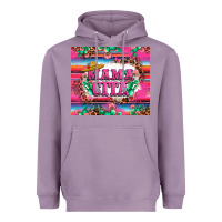 Lavender mama cita cactus serape Heavyweight Hoodie - LillyAllenDesigns