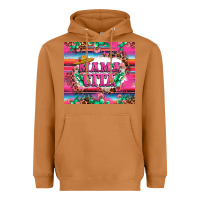 Meerkat mama cita cactus serape Heavyweight Hoodie - LillyAllenDesigns