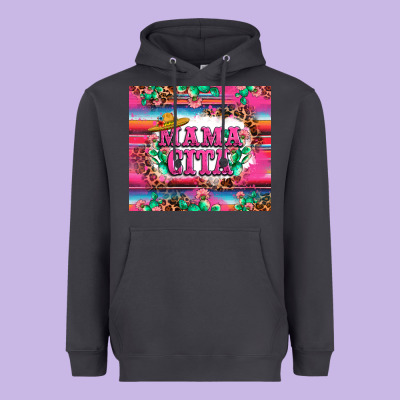 Mama Cita Cactus Serape Heavyweight Hoodie Designed By Lillyallendesigns