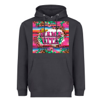 Smoke mama cita cactus serape Heavyweight Hoodie - LillyAllenDesigns