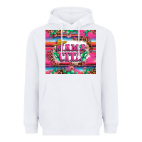 White mama cita cactus serape Heavyweight Hoodie - LillyAllenDesigns