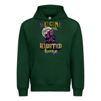 Forest Green welcome to our haunted house Urban Hoodie - CowGirlArtShop