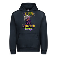 Navy welcome to our haunted house Urban Hoodie - CowGirlArtShop