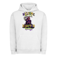 Pigment Lunar Rock welcome to our haunted house Urban Hoodie - CowGirlArtShop