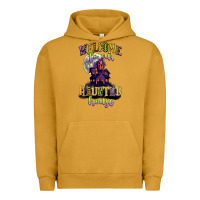 Pigment Peanut Butter welcome to our haunted house Urban Hoodie - CowGirlArtShop