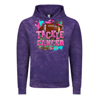 Cloud Purple tackle cancer Vintage Hoodie - AdoDesignShop
