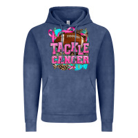 Vintage Denim tackle cancer Vintage Hoodie - AdoDesignShop
