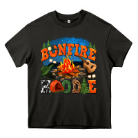 Asphalt bonfire hoodie Heavy Core Tee - texasbilliewilder
