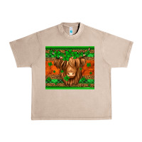 French Oak st patricks day long haired cow Urban Heavy Tee - Jasminsmagicworld