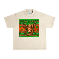 Sandshell st patricks day long haired cow Urban Heavy Tee - Jasminsmagicworld