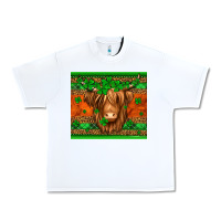White st patricks day long haired cow Urban Heavy Tee - Jasminsmagicworld
