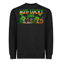 Black not lucky just blessed Heavyweight Sweatshirt - AdoDesignShop