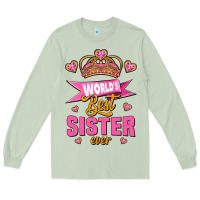 Matcha world's best sister ever Long Sleeve Tee - Jasminsmagicworld