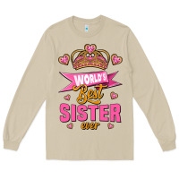 Mushroom world's best sister ever Long Sleeve Tee - Jasminsmagicworld