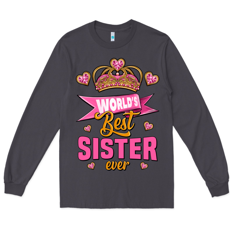 World's Best Sister Ever Long Sleeve Tee by Jasminsmagicworld | Teevron