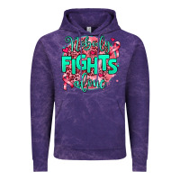 Cloud Purple nobody fights alone Vintage Hoodie - AdoDesignShop