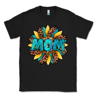 Black sunflower mom leopard Classic Tee - Artiststas