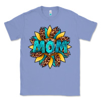 Colony Blue sunflower mom leopard Classic Tee - Artiststas