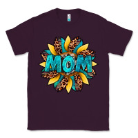 Plum sunflower mom leopard Classic Tee - Artiststas