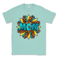 Seafoam sunflower mom leopard Classic Tee - Artiststas