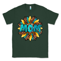 Sports Green sunflower mom leopard Classic Tee - Artiststas