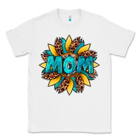 White sunflower mom leopard Classic Tee - Artiststas