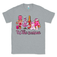 Heather Grey tis the season pink christmas Classic Tee - AdoDesignShop