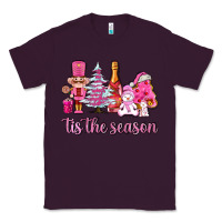 Plum tis the season pink christmas Classic Tee - AdoDesignShop