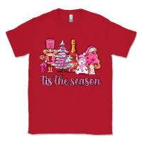 Red tis the season pink christmas Classic Tee - AdoDesignShop