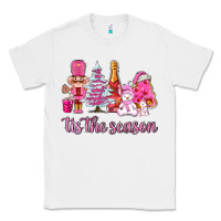 White tis the season pink christmas Classic Tee - AdoDesignShop