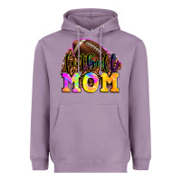 Lavender football mom Heavyweight Hoodie - LillyAllenDesigns