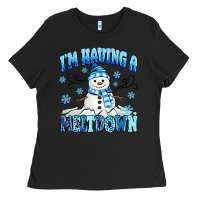 Black i'm having a meltdown Ladies Tee - MaliasSmallBusiness