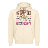 Sandshell cupid university Zipper Hoodie - MaliasSmallBusiness