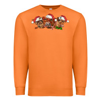 Carrot christmas red angus cows Premium Sweatshirt - LillyAllenDesigns