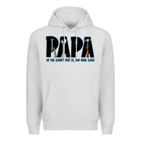 Dove Grey if he can't fix it no one can Premium Hoodie - JahusDesignShop