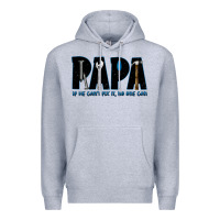 Heather Grey if he can't fix it no one can Premium Hoodie - JahusDesignShop