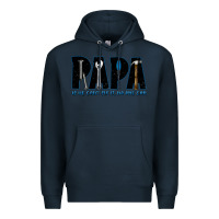 Navy if he can't fix it no one can Premium Hoodie - JahusDesignShop
