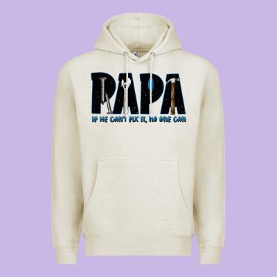 If He Can't Fix It No One Can Premium Hoodie Designed By Jahusdesignshop