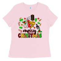 Merry Christmas Hair Ladies Tee | Teevron