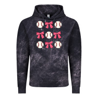 Cloud Black baseball coquette bow Vintage Hoodie - JahusDesignShop