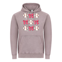 Vintage Zinc baseball coquette bow Vintage Hoodie - JahusDesignShop