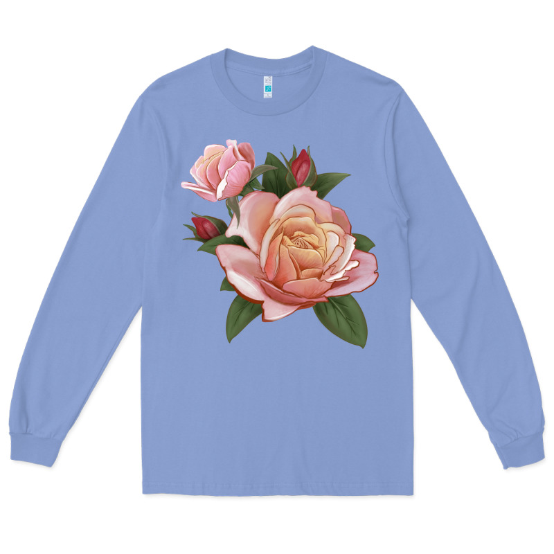 State Of Grace Rose Long Sleeve Tee by LillyAllenDesigns | Teevron