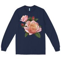 Navy State Of Grace Rose Long Sleeve Tee - LillyAllenDesigns