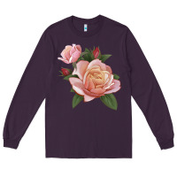 Plum State Of Grace Rose Long Sleeve Tee - LillyAllenDesigns